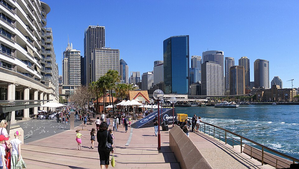 Ponto Turístico Circular Quay em Sydney