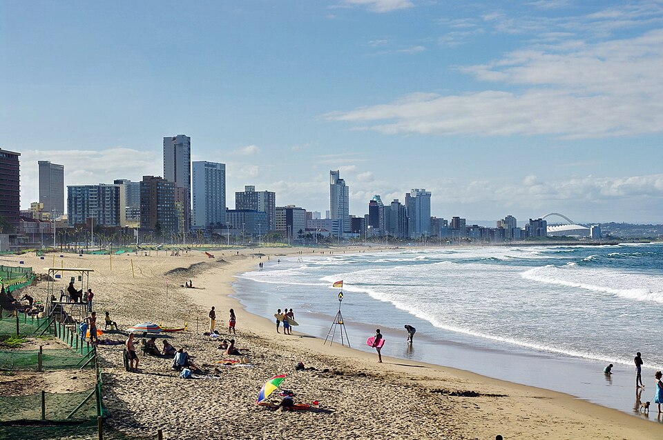 Ponto Turístico Golden Mile em Durban