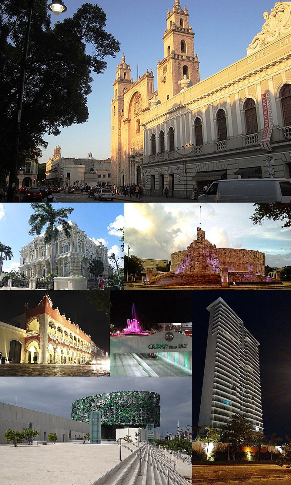 Ponto Turístico Paseo de Montejo em Mérida