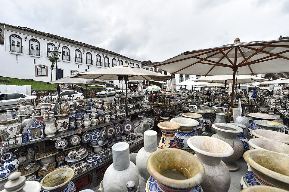 Ponto Turístico Feira de Artesanato em Pedra-Sabão em Ouro Preto