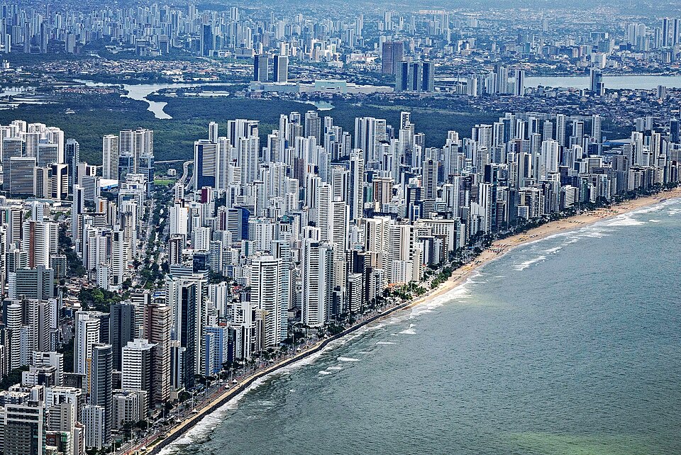 Ponto Turístico Praia de Boa Viagem em Recife