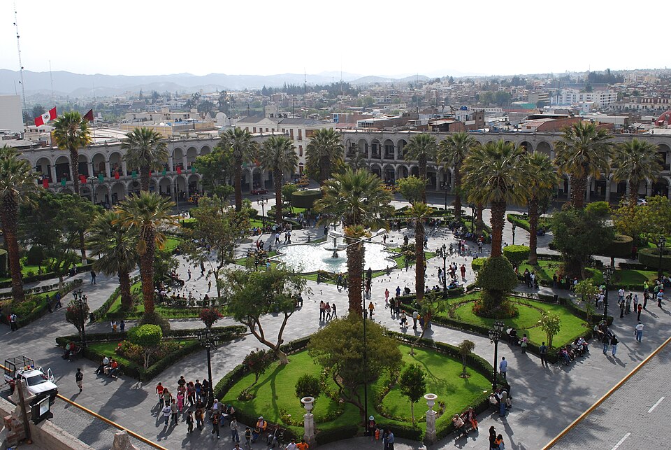 Ponto Turístico Praça de Armas de Arequipa em Arequipa