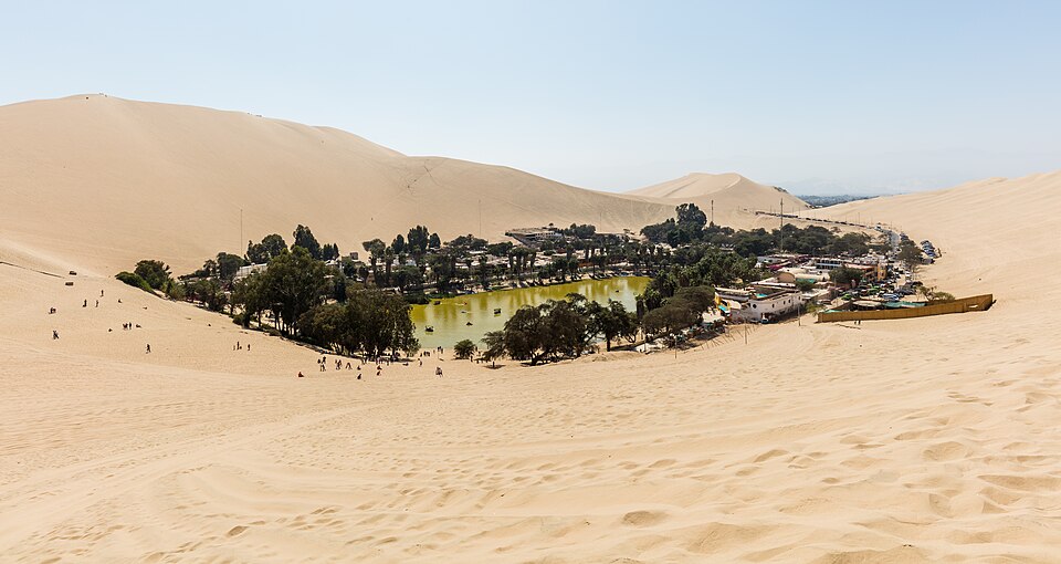 Ponto Turístico Oásis de Huacachina em Ica