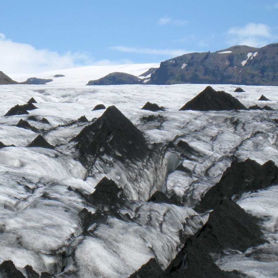 Ponto Turístico Glaciar Sólheimajökull em Vík í Mýrdal