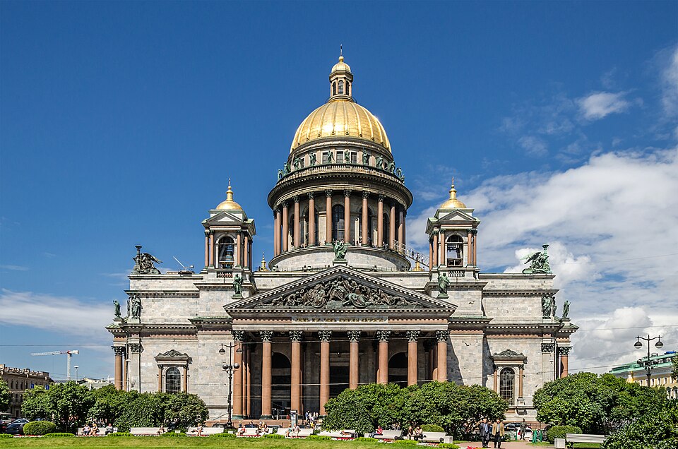 Ponto Turístico Catedral de Santo Isaac em São Petersburgo