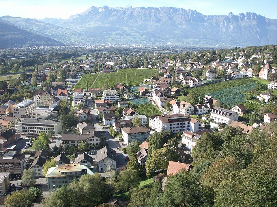 Ponto Turístico Kunstmuseum Liechtenstein em Vaduz