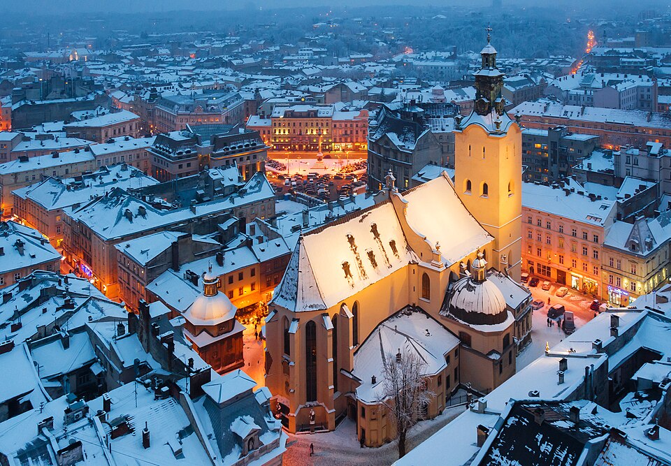 Ponto Turístico Catedral Dominicana de Lviv em Lviv