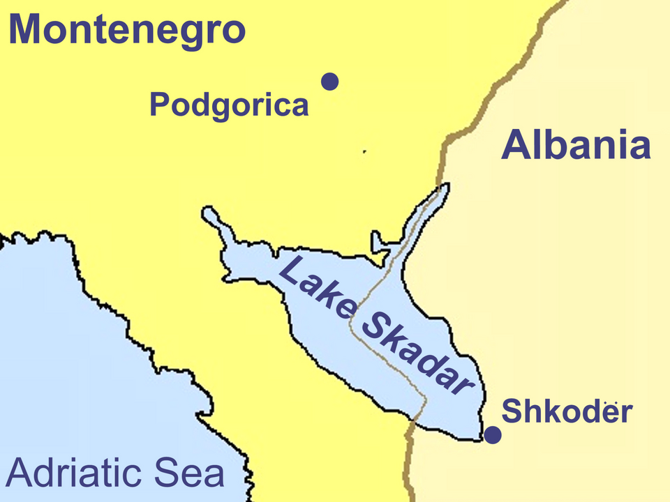 Ponto Turístico Lago Shkodër (Acesso Shkodër) em Shkodër
