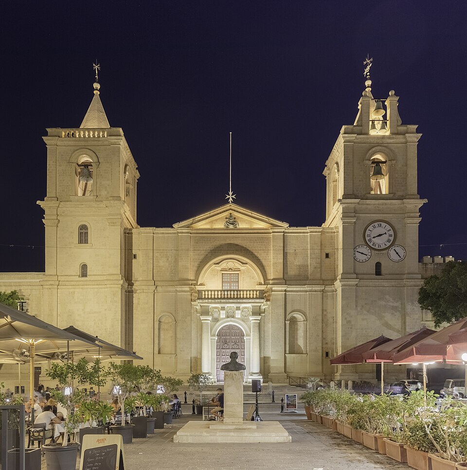 Ponto Turístico Co-Catedral de São João (St. John's Co-Cathedral) em Valeta