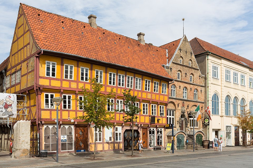 Ponto Turístico Rua Jomfru Ane Gade em Aalborg