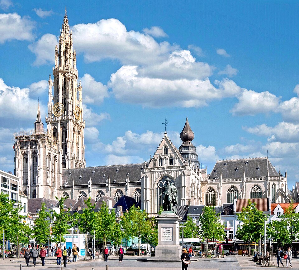 Ponto Turístico Catedral de Nossa Senhora (Onze-Lieve-Vrouwekathedraal) em Antuérpia