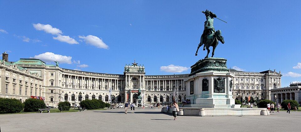 Ponto Turístico Palácio de Hofburg em Viena