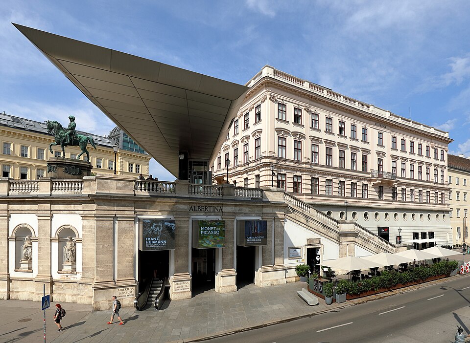 Ponto Turístico Museu Albertina em Viena