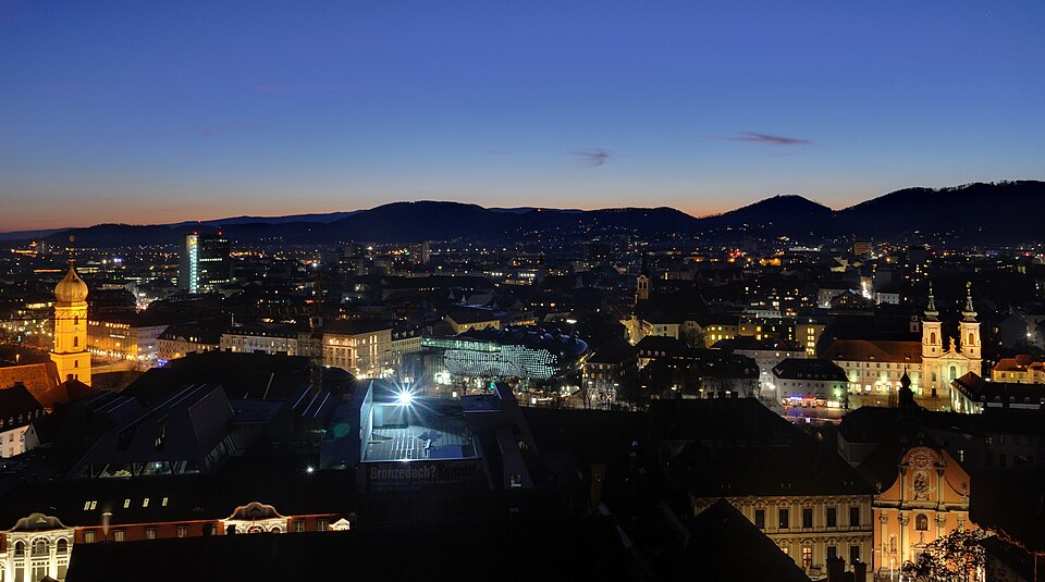Ponto Turístico Palácio de Eggenberg (Schloss Eggenberg) em Graz