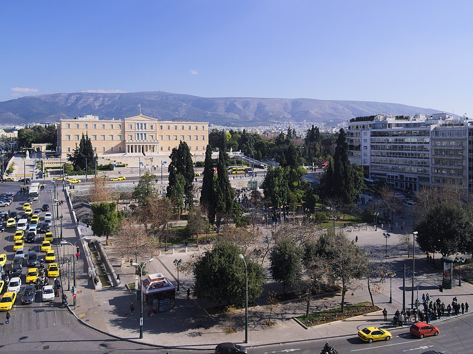 Ponto Turístico Praça Syntagma (Troca da Guarda Real) em Atenas