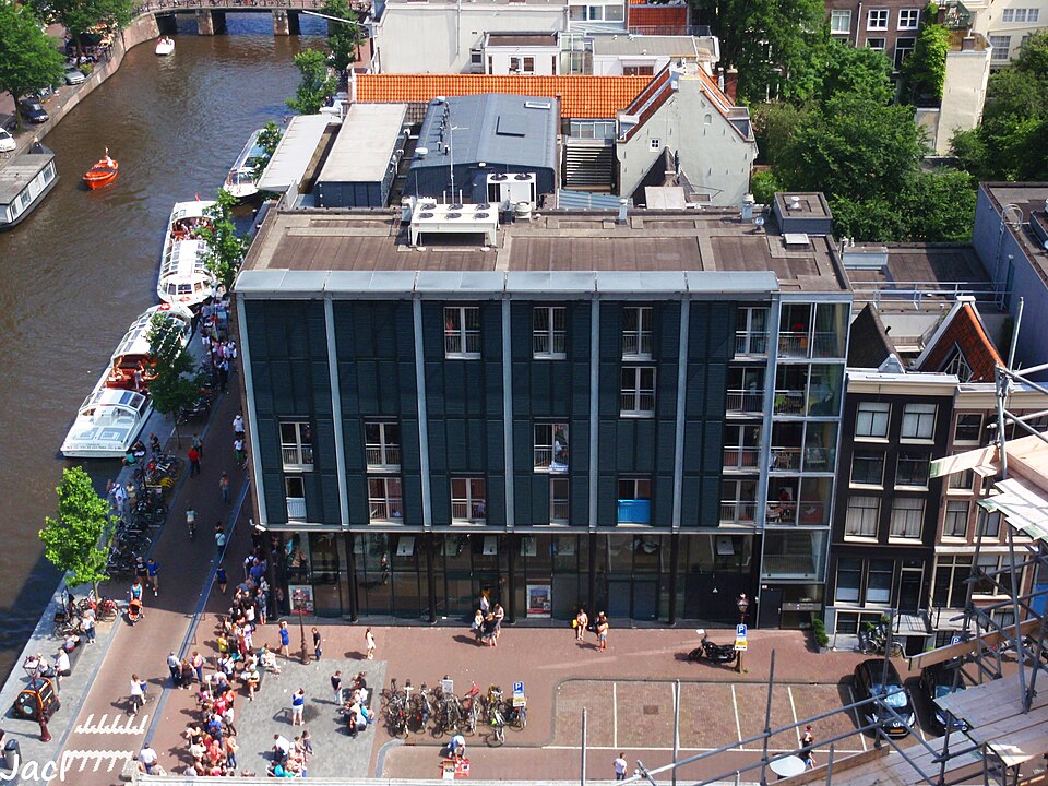 Ponto Turístico Casa de Anne Frank (Anne Frank Huis) em Amsterdão