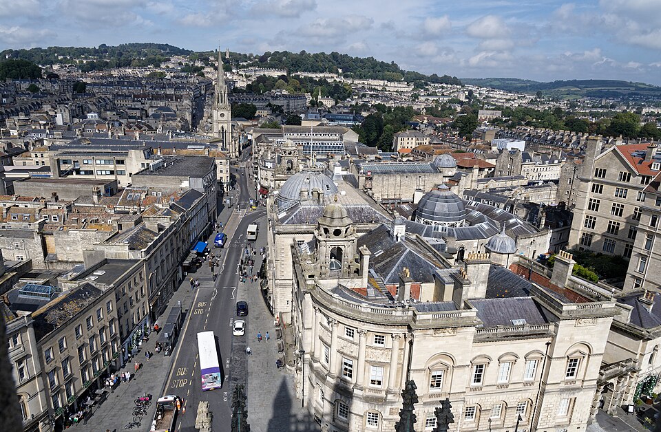 Ponto Turístico Abadia de Bath (Bath Abbey) em Bath