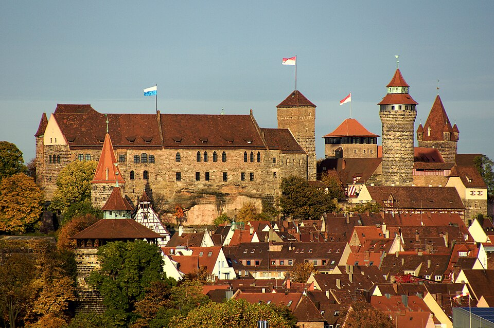Ponto Turístico Castelo de Nuremberga (Kaiserburg) em Nuremberga