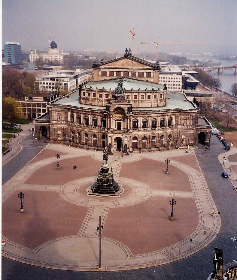 Ponto Turístico Ópera Semper (Semperoper) em Dresden