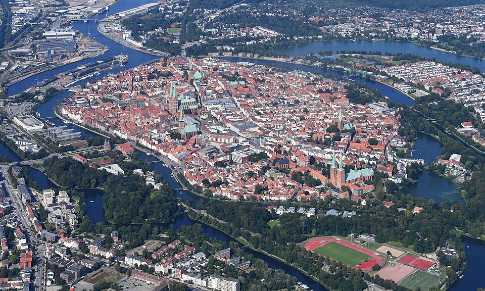 Ponto Turístico Igreja de Santa Maria (Marienkirche) em Lübeck
