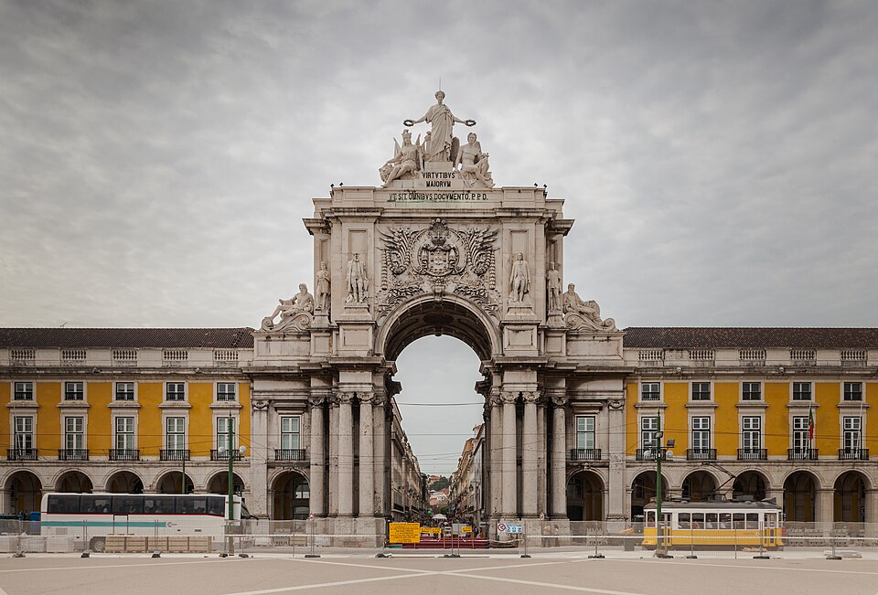 Ponto Turístico Praça do Comércio (Terreiro do Paço) em Lisboa