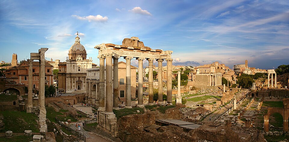 Ponto Turístico Fórum Romano (Foro Romano) em Roma