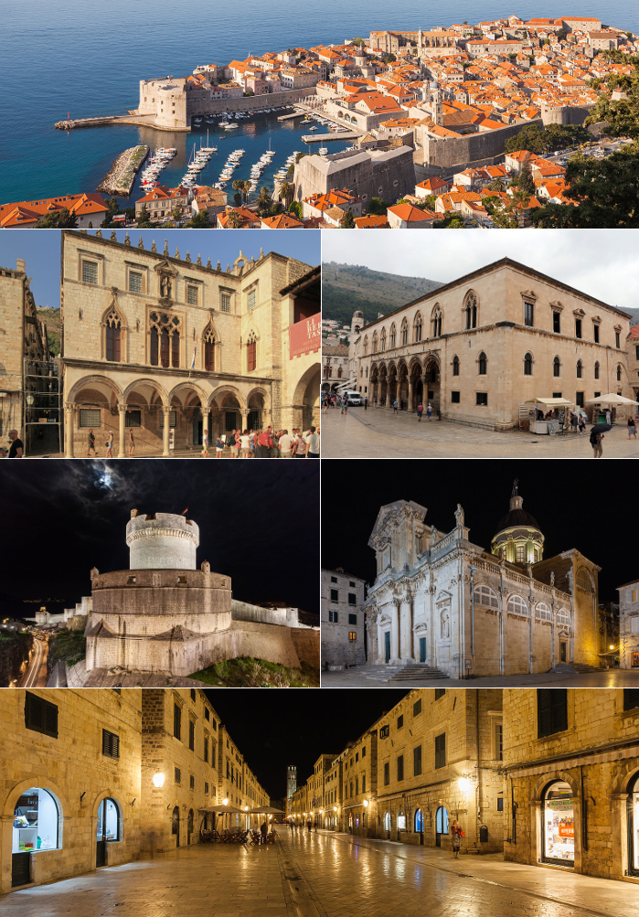 Ponto Turístico Rua Placa (Stradun - Calçadão) em Dubrovnik