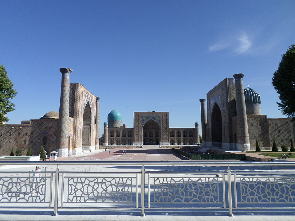 Ponto Turístico Mausoléu de Gur-e-Amir (Túmulo de Tamerlão) em Samarcanda